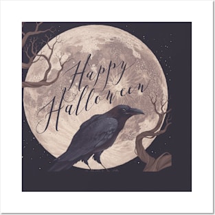 Halloween Moon Posters and Art